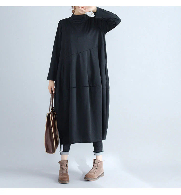 Fashion Plus Size Long Sleeve Hoodie Fall Dresses - Image 4